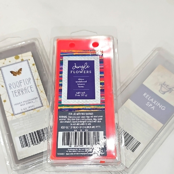 Candle Wax Cubes Relaxing Spa Jungle Flowers Rooftop Terrace 30 Melts For - Picture 1 of 7